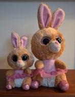 Ty Twinkel Toes konijnen konijn van 14 cm en 1 van 24 cm, Kinderen en Baby's, Speelgoed | Knuffels en Pluche, Ophalen of Verzenden