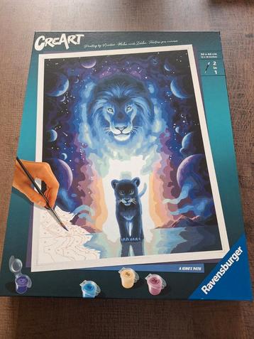 Creart schilderen op nummer A King's Path beschikbaar voor biedingen