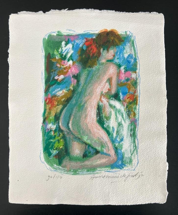 Zeefdruk Annemarie de Groot, Antiek en Kunst, Kunst | Litho's en Zeefdrukken, Ophalen of Verzenden
