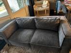 Blauwgrijze bank - comfortabel met kleine reparatie, Huis en Inrichting, Banken | Bankstellen, Ophalen, Gebruikt, Tweepersoons