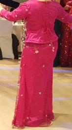 Indiase jurk Saree maat 36-38, Kleding | Dames, Gelegenheidskleding, Ophalen of Verzenden, Zo goed als nieuw