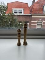 Bronzen Kandelaren met Leeuwen, Antiek en Kunst, Ophalen of Verzenden