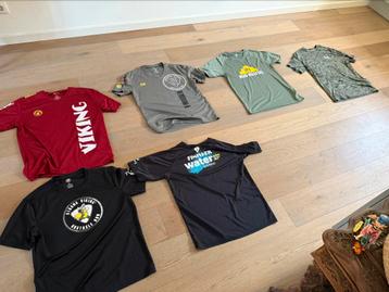 Hardloop/ fitnes diverse shirts te koop beschikbaar voor biedingen
