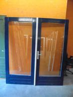 Openslaande tuindeuren dubbelglas, 188 x 211,5 (nr. LE3100A), Ophalen, 120 cm of meer, 200 tot 215 cm, Glas