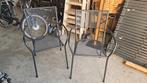 Nette Kettler terrasstoelen, Tuin en Terras, Tuinstoelen, Ophalen, Zo goed als nieuw, Aluminium