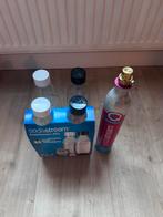 SodaStream Flessen + Gas Cilinder, Ophalen of Verzenden, Gebruikt