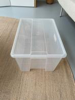 Opbergbox Kunststof Transparant, Ophalen, Kunststof, Gebruikt, Minder dan 50 cm