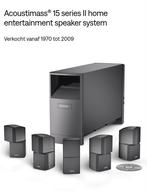 Gezocht alleen subwoofer Bose Acoustimass 15 serie 2, Audio, Tv en Foto, Home Cinema-sets, Overige merken, Soundbar, 70 watt of meer
