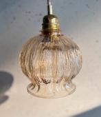Vintage, retro glazen lamp kapjes., Ophalen of Verzenden, Zo goed als nieuw, Minder dan 50 cm