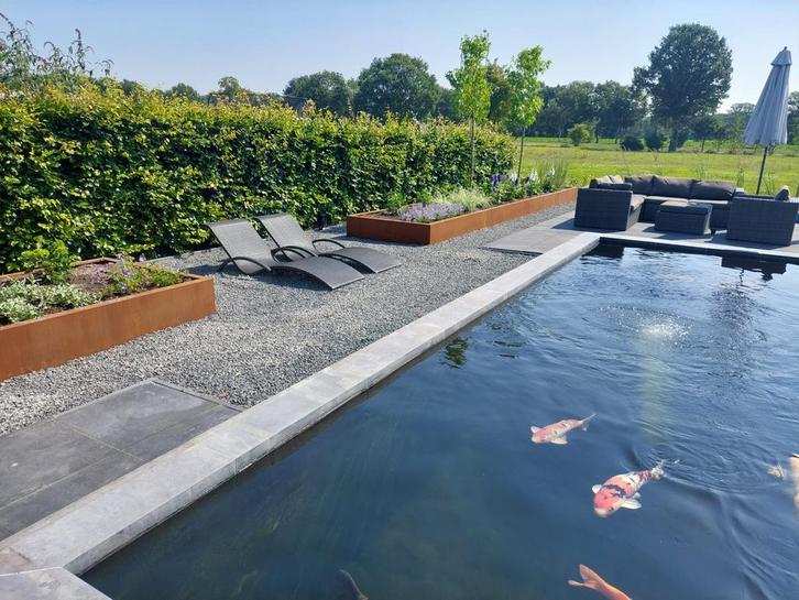 Kant opsluiting borderrand corten staal perk bloembak metaal, Tuin en Terras, Bielzen en Borders, Nieuw, Overige typen, Overige materialen