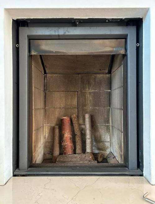 Stuv 21/65 sf inbouwhaard met liftdeur, Huis en Inrichting, Kachels, Gebruikt, Inbouw, Houtkachel, Hout, Ophalen