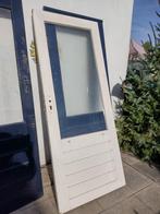 2 deuren, 1 meranti - 1 merbau, Doe-het-zelf en Verbouw, Ophalen, Gebruikt, Buitendeur, 200 tot 215 cm