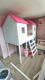 Meisjes prinsessen bed/hoogslaper, Kinderen en Baby's, Kinderkamer | Stapelbedden en Hoogslapers, Ophalen of Verzenden, Zo goed als nieuw
