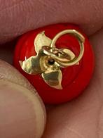 Klassiek hanger goud 750 bloedkoraal, Ophalen of Verzenden, Goud, Hanger