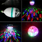 LED - Roterende - Discolamp - RGB - E27, Ophalen, Nieuw, Discobol, Kleur