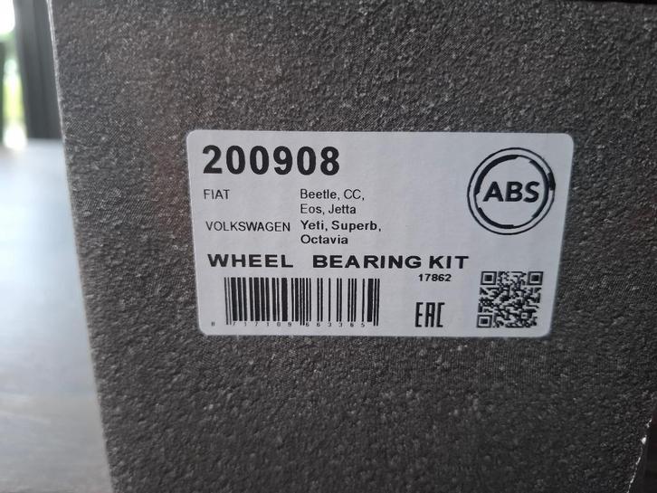 ABS 200908 wiellager nieuw in doos VW, Auto-onderdelen, Remmen en Aandrijving, Audi, Seat, Volkswagen, Skoda, Nieuw, Ophalen of Verzenden