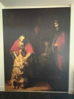 Rembrand print op canvas, Ophalen, 125 cm of meer, 75 cm of meer, Print