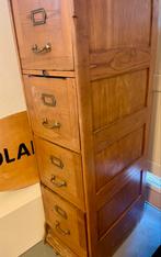 Vintage dossierkast, Ophalen, Minder dan 50 cm, Gebruikt, 3 of 4 laden