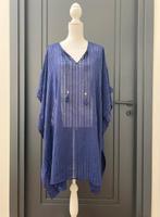 Nieuw! Blauw H&M strand kaftan mt XS, Nieuw, Blauw, H&M, Ophalen of Verzenden