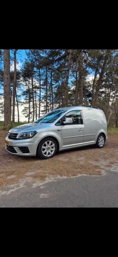 Volkswagen Caddy 2.0 TDI 147KW 2017 Grijs, Auto's, Bestelauto's, Particulier, ABS, Airbags, Airconditioning, Alarm, Android Auto