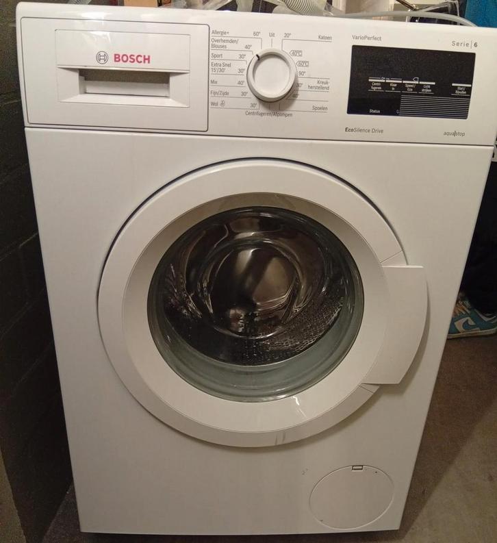 Bosch Wasmachine Bosch Serie 6 van 7kg, Witgoed en Apparatuur, Wasmachines, Gebruikt, Voorlader, 6 tot 8 kg, 85 tot 90 cm, 1600 toeren of meer