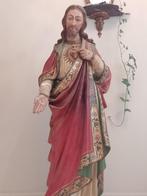 Oud Jezus beeld in gips 1.25 meter, Antiek en Kunst, Ophalen