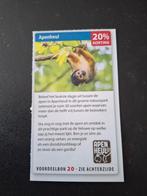 Apenheul 20% korting, Drie personen of meer, Kortingskaart
