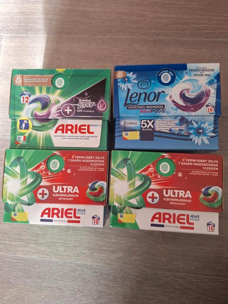 Diverse wasmiddel pods - Ariel & Lenor, Huis en Inrichting, Schoonmaakartikelen, Ophalen of Verzenden