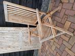Tuinset teak hout, Tuin en Terras, Tuinstoelen, Ophalen, Gebruikt, Hout