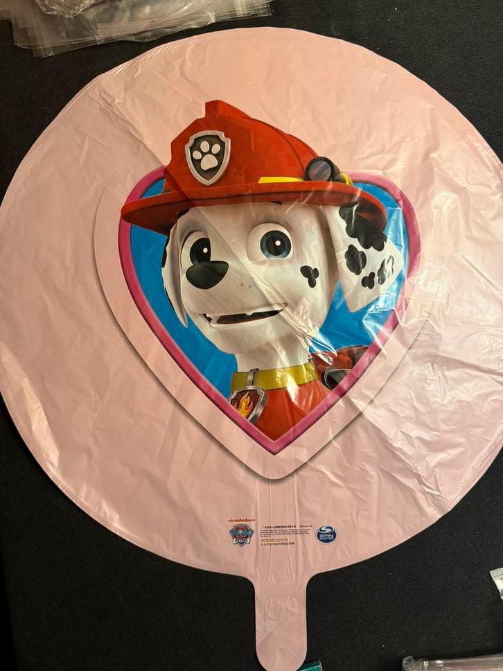 Paw Patrol folie ballon rond 45cm, Hobby en Vrije tijd, Feestartikelen, Nieuw, Versiering, Verjaardag, Verzenden