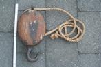 Grote antieke scheepskatrol met haak (40cm), Antiek en Kunst, Antiek | Gereedschap en Instrumenten, Verzenden