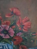 Schilderij klaprozen, Antiek en Kunst, Kunst | Schilderijen | Klassiek, Ophalen of Verzenden