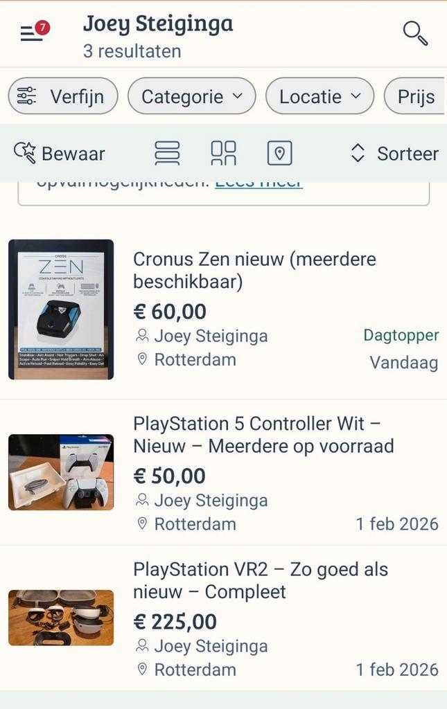 Pas op ‼️Oplichter Actief, Spelcomputers en Games, Virtual Reality, Ophalen of Verzenden