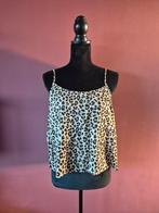 Panter top. M, Maat 38/40 (M), H&M, Verzenden, Beige
