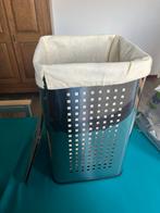 Mooie metalen wasmand met deksel, Gebruikt, 50 tot 75 cm, 40 liter of meer, Ophalen of Verzenden