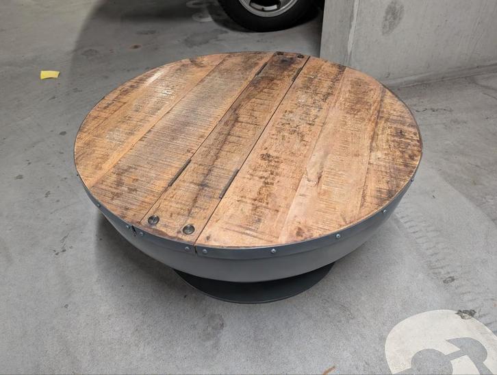 Salontafel Bowl SoTrue Grijs met Opbergruimte, Huis en Inrichting, Tafels | Salontafels, Nieuw, Minder dan 50 cm, 50 tot 100 cm