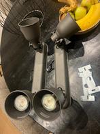 Ikea spots dubbel 2x grijs, Huis en Inrichting, Lampen | Spots, Ophalen of Verzenden, Zo goed als nieuw, Metaal of Aluminium, Plafondspot of Wandspot