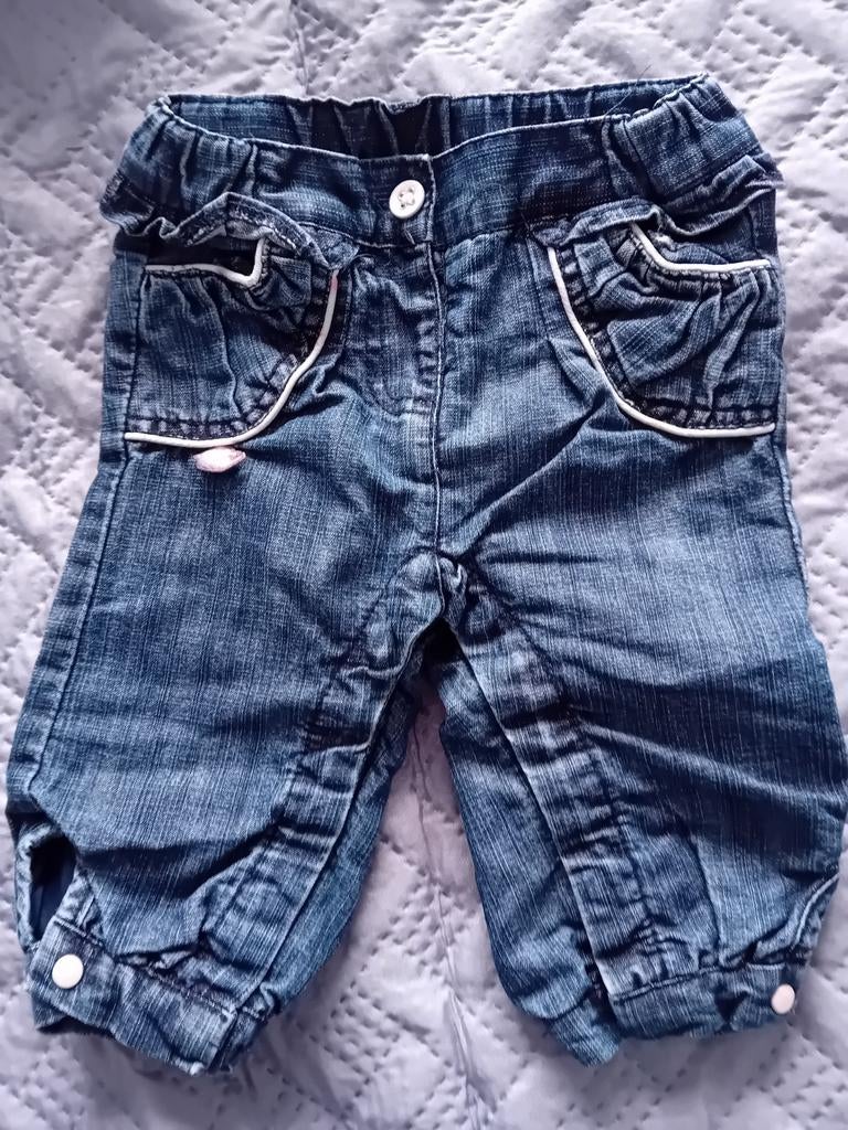 Gevoerde spijkerbroek Tape a L'Oeil maat 68, Broekje, Meisje, Ophalen of Verzenden, Zo goed als nieuw