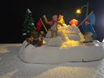 Lemax snowball fight, jaar 2008   84841, Ophalen of Verzenden, Gebruikt