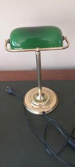 Groene Bureaulamp Klassiek, Ophalen, Gebruikt, Klassiek, Glas