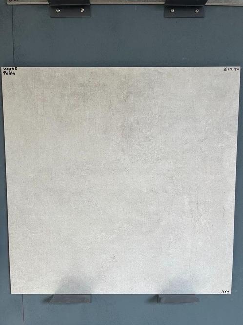 Restpartij vloertegel grijs 60x60, Doe-het-zelf en Verbouw, Tegels, Nieuw, Vloertegels, Keramiek, 60 cm of meer, 60 cm of meer