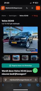 Volvo XC40 T3 156pk 2018 Zwart 51000km!, Auto's, Volvo, Voorwielaandrijving, Stof, Euro 6, 156 pk