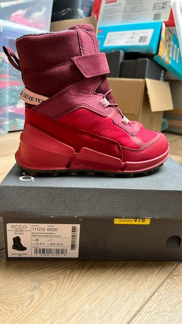 Ecco waterdichte goretex winterlaars gevoerd maat 32 zgan beschikbaar voor biedingen