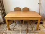 Tafel, uitschuifbaar 160 - 220. GRATIS, Huis en Inrichting, Tafels | Eettafels, Ophalen, Gebruikt, 200 cm of meer, Vijf personen of meer