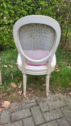 Twee /Boudoir/Antiek/Stoel/Webbing/Roze, Ophalen of Verzenden