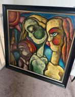 Origineel Schilderij Theo Mackay zonnestraal, Antiek en Kunst, Ophalen of Verzenden