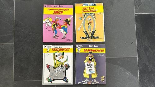 4 Lucky Luke Stripalbums, Boeken, Stripboeken, Gelezen, Meerdere stripboeken, Ophalen