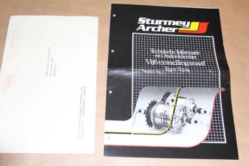 Zeldzame uitgave - Sturmey Archer vijfversnellingsnaaf !!, Boeken, Catalogussen en Folders, Nieuw, Ophalen of Verzenden