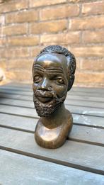 Handgemaakt afrikaans beeldje van een man, Antiek en Kunst, Ophalen of Verzenden