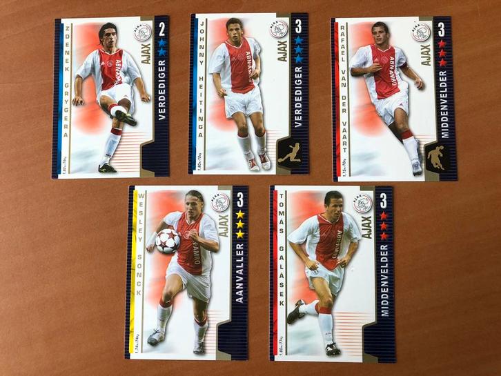 ALL STARS TRADING CARD GAME seizoen 2004-2005: Ajax, Hobby en Vrije tijd, Stickers en Plaatjes, Zo goed als nieuw, Meerdere plaatjes